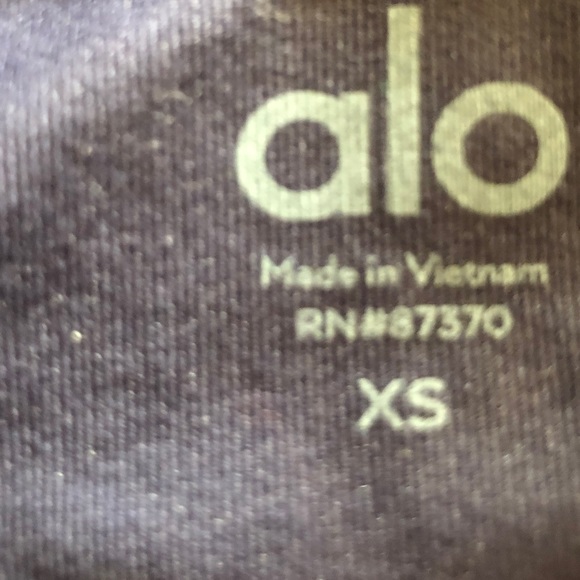 Alo Navy Blue High Waist Airbrush Legging - Picture 4 of 4